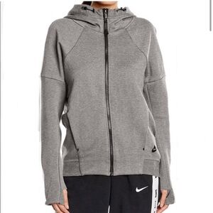 Nike Gray Cotton Hoodie
